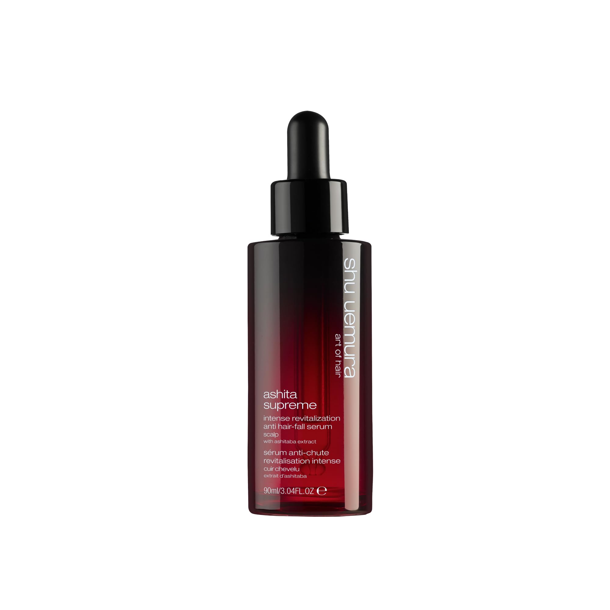 Shu Uemura, Art of Hair Silnie rewitalizujące serum przeciw wypadaniu włosów do skóry głowy i korzeni z ekstraktem z Ashitaba, 90 ml