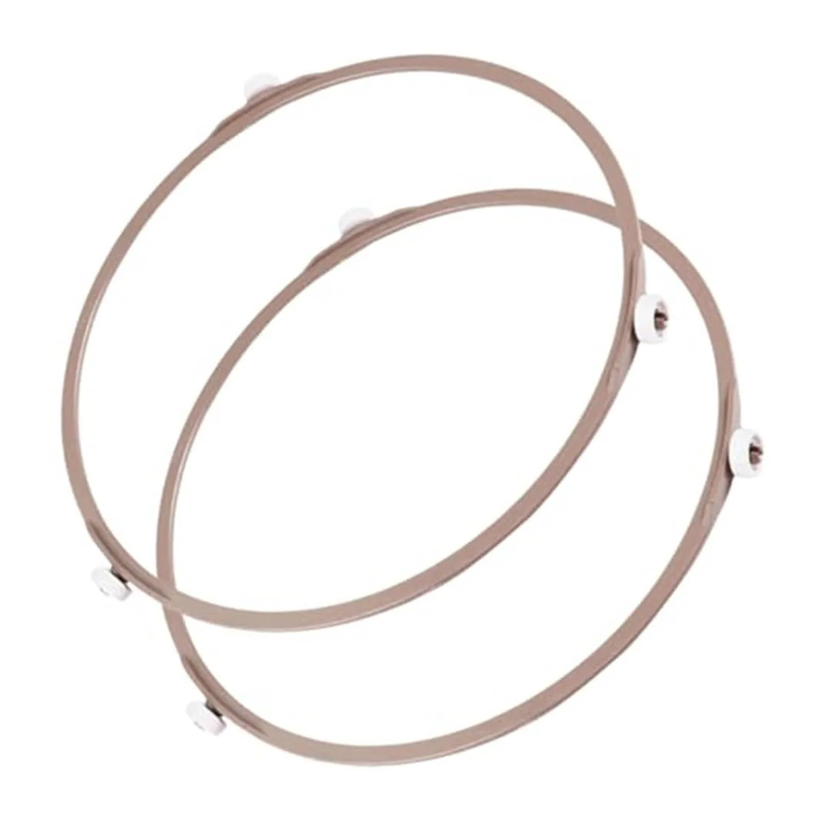 Support plateau tournant micro-ondes circulaire lot de 2 avec roulettes fluides haute résistance