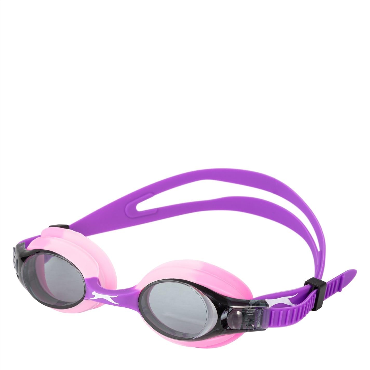 Slazenger Kids Edge Junior Swimming Training Goggles Silicone Pink/Purple