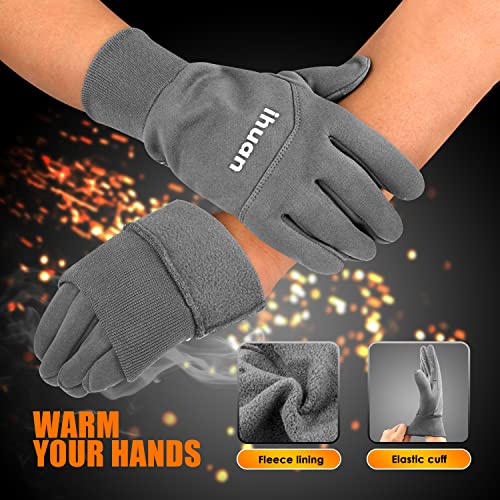 image for ihuan Winter Gloves for Men Women Touchsreen - Waterproof Warm Glove f