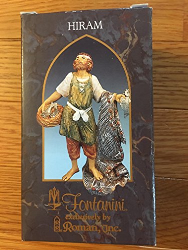 Fontanini Hiram The Fisherman Italian Nativity Villager Figurine