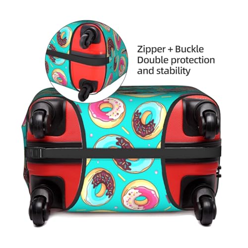 Generic Olorful Sweet Donuts Luggage Suitcase Cover, Stretchable Protection Luggage Stylish Suitcase Covers Medium4