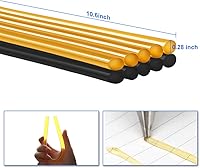 Vista 3 de Mini pistola de pegamento caliente con 10 barras de pegamento, especializada en reparación de abolladuras sin pintura, kit de extractor