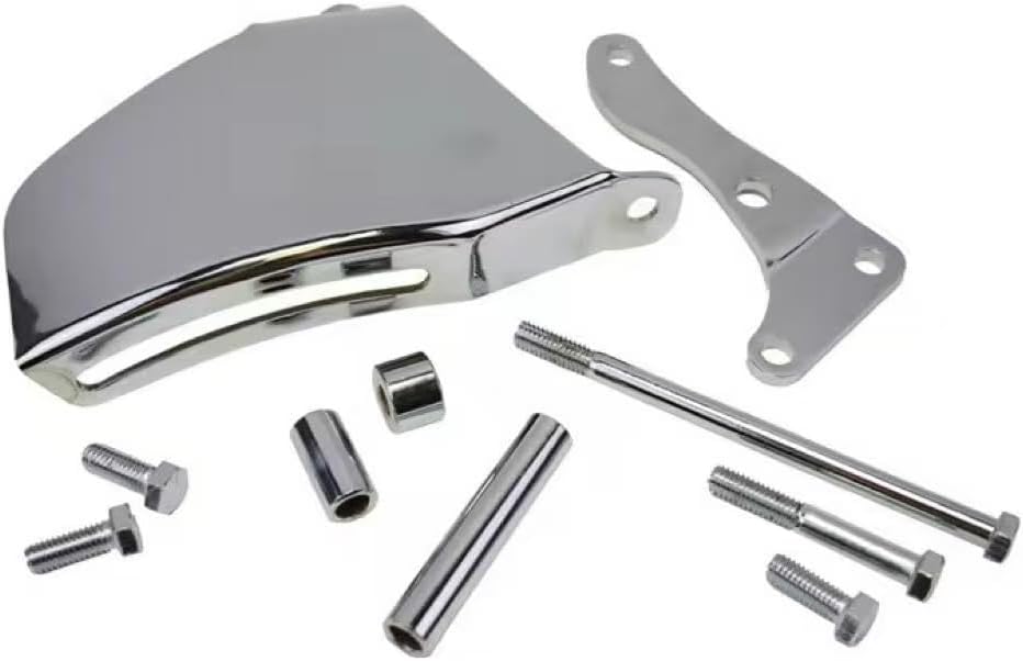 Alternator Bracket& Power Steering Pump Bracket Kit Compatible With Small Block Chevy Long Water Pump 350 LWP