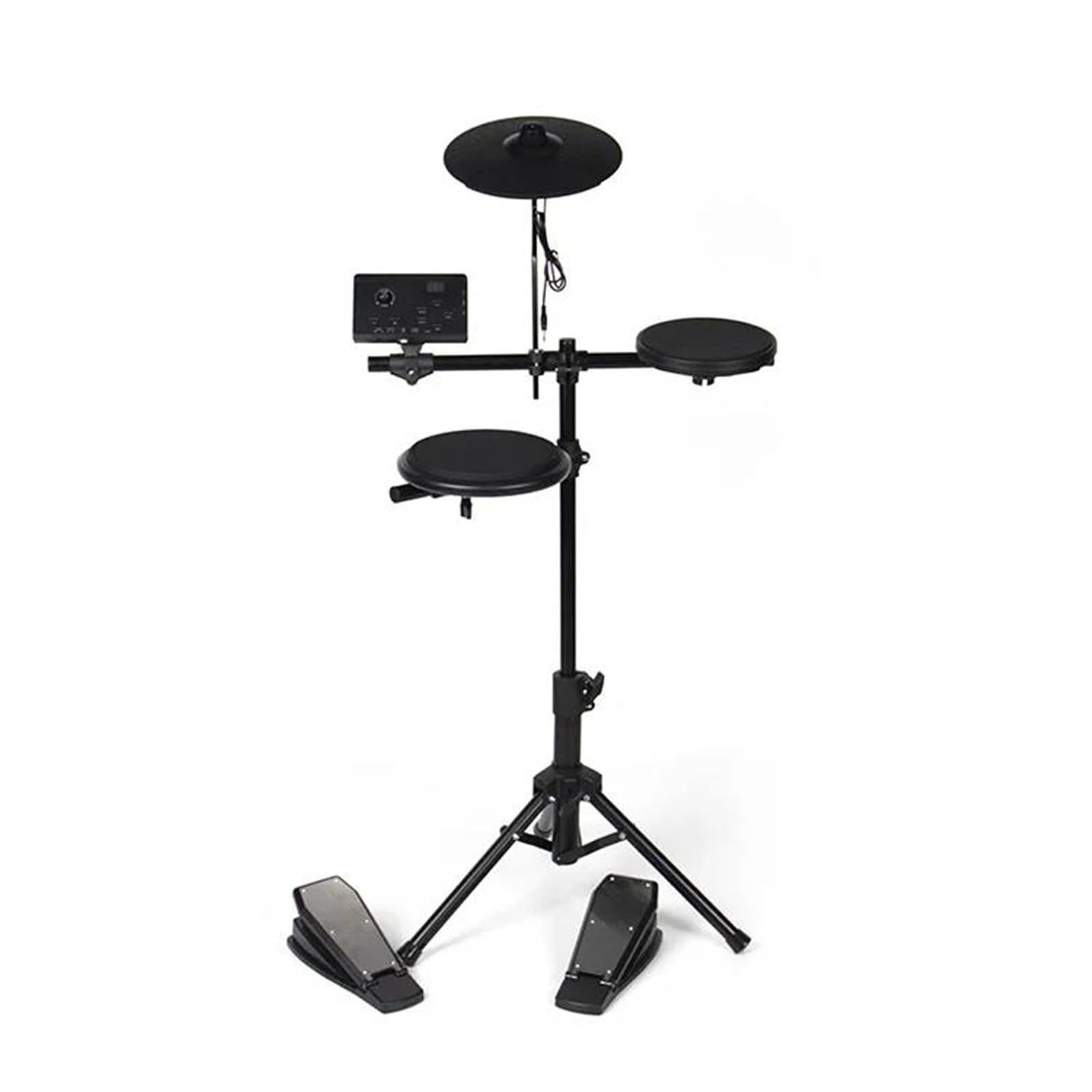 Tambour Portable Noir Tambour Électronique 5 Pièces Batterie électronique professionnelle