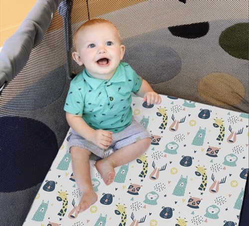 Cambria Baby 100% Organic Cotton Fitted Travel Crib/Playard Sheets For Guava Lotus thumb #5