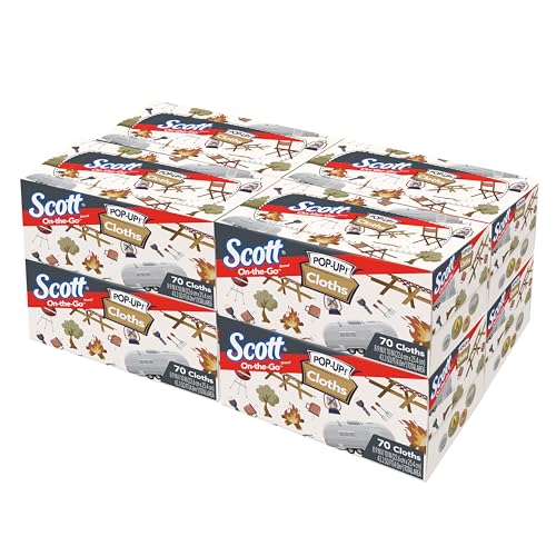 Serviettes de table douces Scott 55195 feuilles de 22cm - 2
