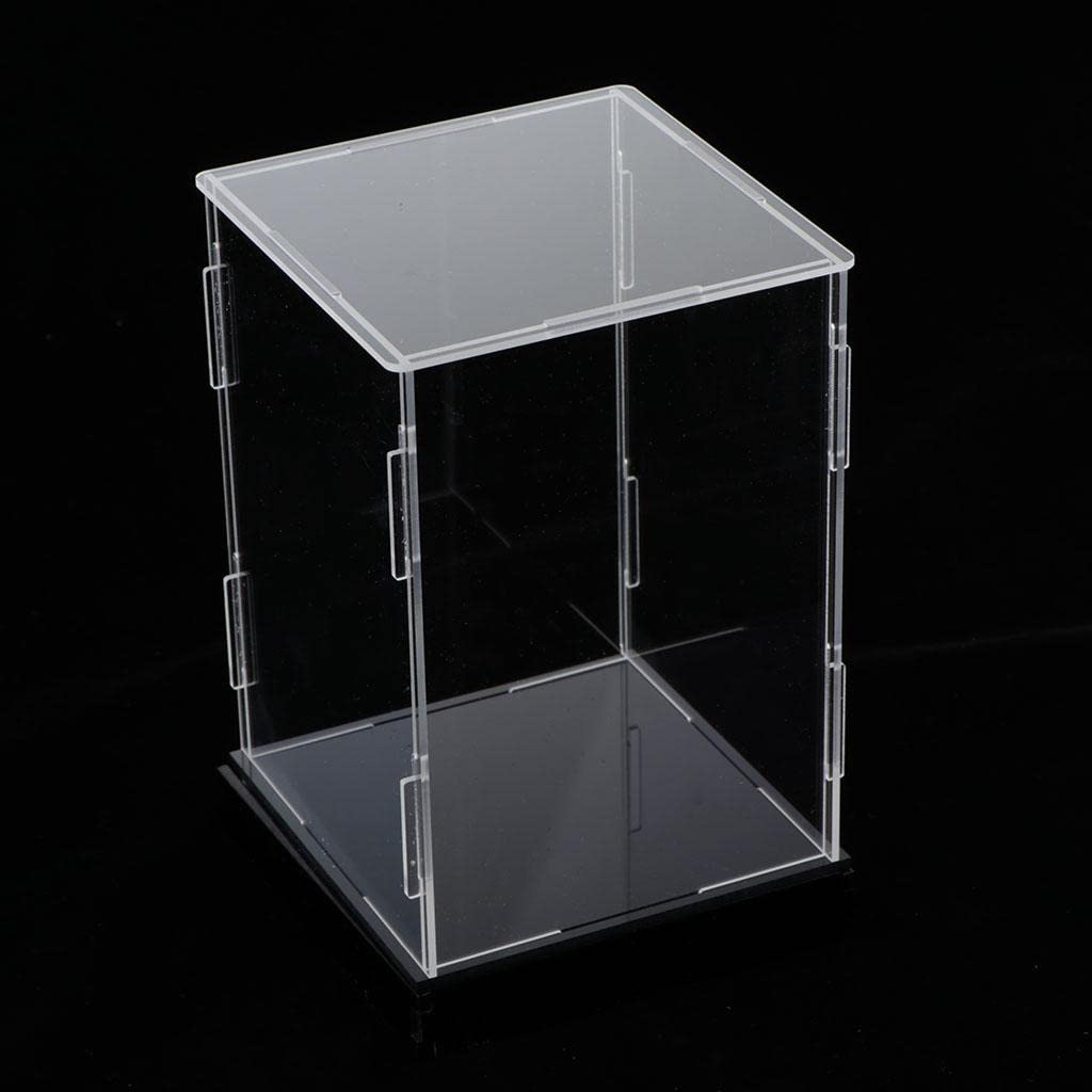 Transparente Acryl Vitrine, Staubdichte Vitrine, Thekenbox, Aufbewahrungsbox (Modell), 10 x 10 x 20cm