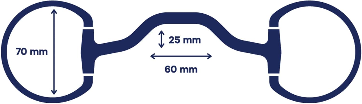 Eggbutt Low Port Mullen Sweet Iron Snaffle Bit