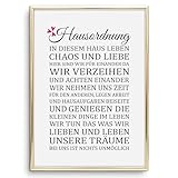 Tales by Jen Kunstdruck, Sprüche Poster: Hausordnung | 