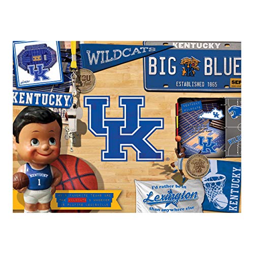 Image of YouTheFan NCAA Kentucky Wildcats Retro Series Puzzle - 500 Pieces, Large