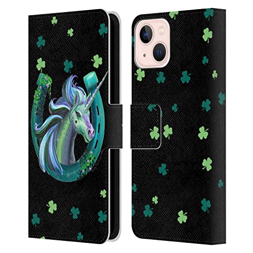 Funda de cuero para iPhone 13 Rose Khan protección tipo libro