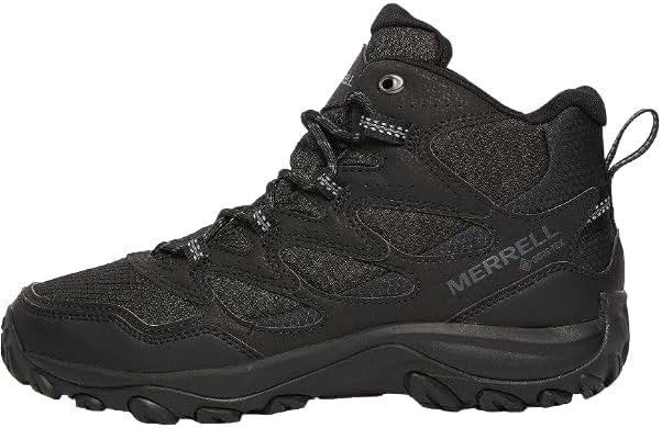 Merrell J500203 Mens Boots West Rim Sport Mid GTX Black/Black US Size 10
