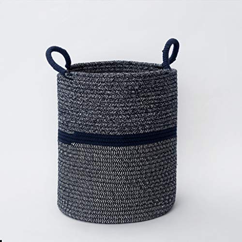 Panier en coton de 36 * 42 cm idéal comme panier à linge et bac à jouets durable