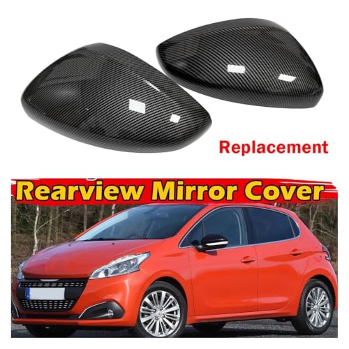 Capuchon rétroviseur Peugeot 208 robuste en finition noire protectrice - 6