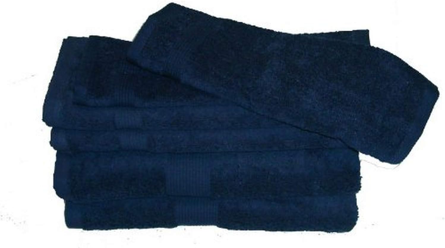 Air Lite Elite Zero Twist Cotton Towel Set, 6-Piece, Navy