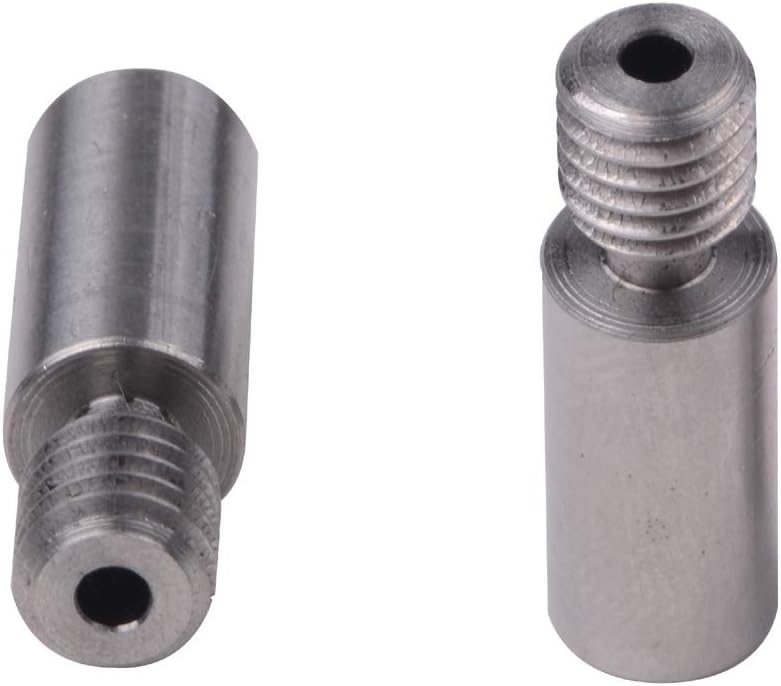 2pcs Super Smooth Titanium Alloy Thermal HeatBreak TC4 Thermal Barrel Tube Compatible with V6 Kraken/Chimera/Cyclops Hotend 3D Printer