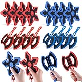 NUCTKP Throwing Axe Game, 8 Long Handled Axes and 8 Star Darts, Axe Throwing Targets, Axe Throwing Targets for Outdoor Games Play for All Members of The Family.