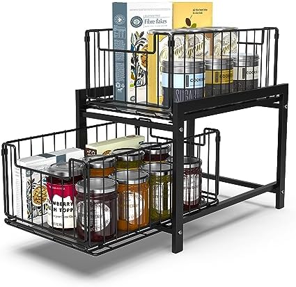 Rangement sous évier à 2 Niveaux, Rangements sous Evier 2 Niveaux...