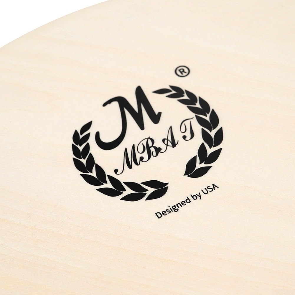 Sea Stream Drum - Instrumento étnico de percusión étnica de madera maciza natural de 10 pulgadas para sanación de sonido, relajación y concentración