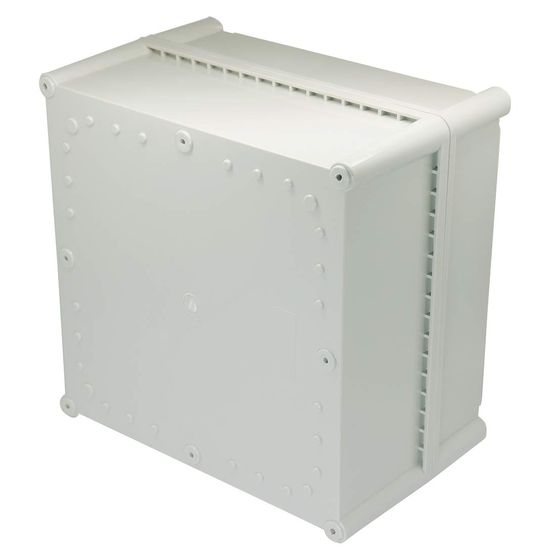 Zulkit Junction Box ABS Plastic Dustproof Waterproof IP67 Junction Boxes Universal Electrical Project Enclosure DIY Electronic Project Box Grey 11.02 x 11.02 x 7.09 inch (280 x 280 x 180 mm)