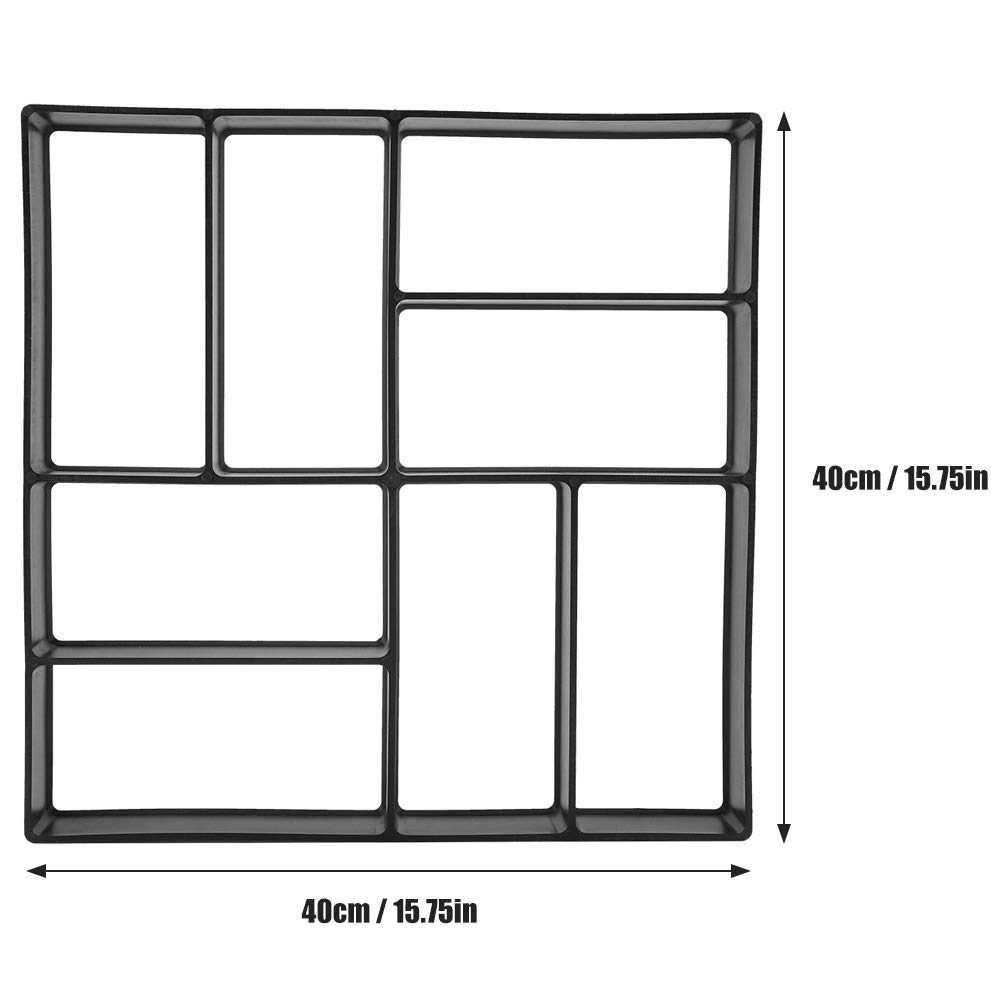 Betonformen, Betonstempel, Betonformen, Gehwegmacher, wiederverwendbare Beton-Wegemacherformen, Garten- und Rasenformen für den Garten