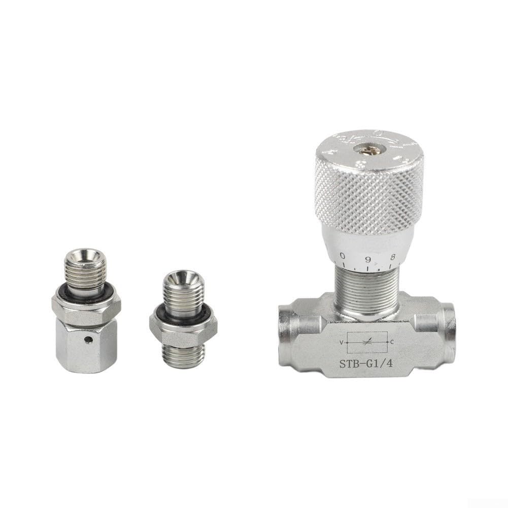 Válvula de acelerador de acero al carbono G1/4 de alta presión 5800 PSI