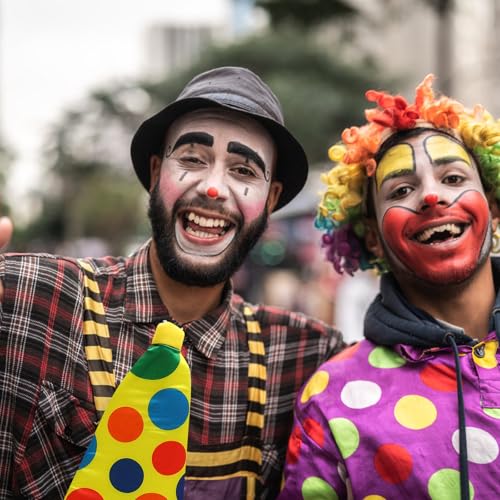 Cravate de clown multicolore pour spectacle sur scène et défilé de carnaval - 7