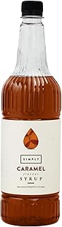 Caramel Syrup, Vegan & Nut Free Flavoured Syrup for Coffee, Cocktails & Baking (1 Litre)