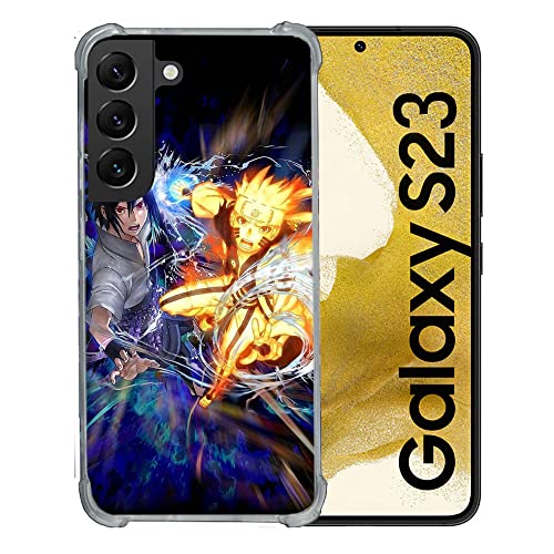 Coque Samsung S23 Naruto verre trempé protection téléphone portable manga