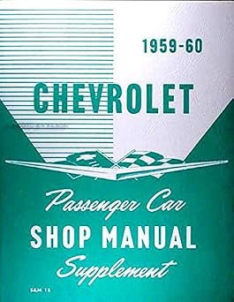 1959-60 Chevrolet Passenger Car Shop Manual Supplement S&M 15