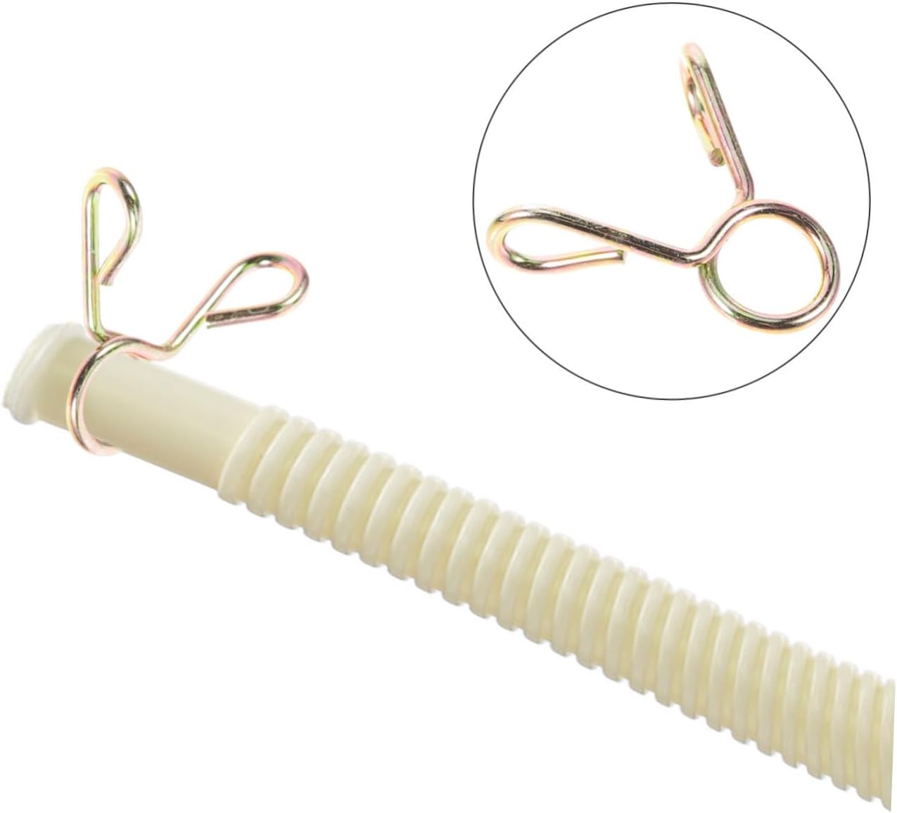 100pcs Spring Hose Clamp Wire Water Clip Fasteners for Line Efficient Band Clamps for Plumbing Automotive and Mechanical Applications