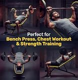 The Cube Club Premier Heavy Duty Fitness Gym Bench | Adjustable Flat Incline Decline Bench for Home Gym| Multipurpose Fitness Bench 250+ kg Capacity Full Body Workout Bench Press for Home Gym — view 6