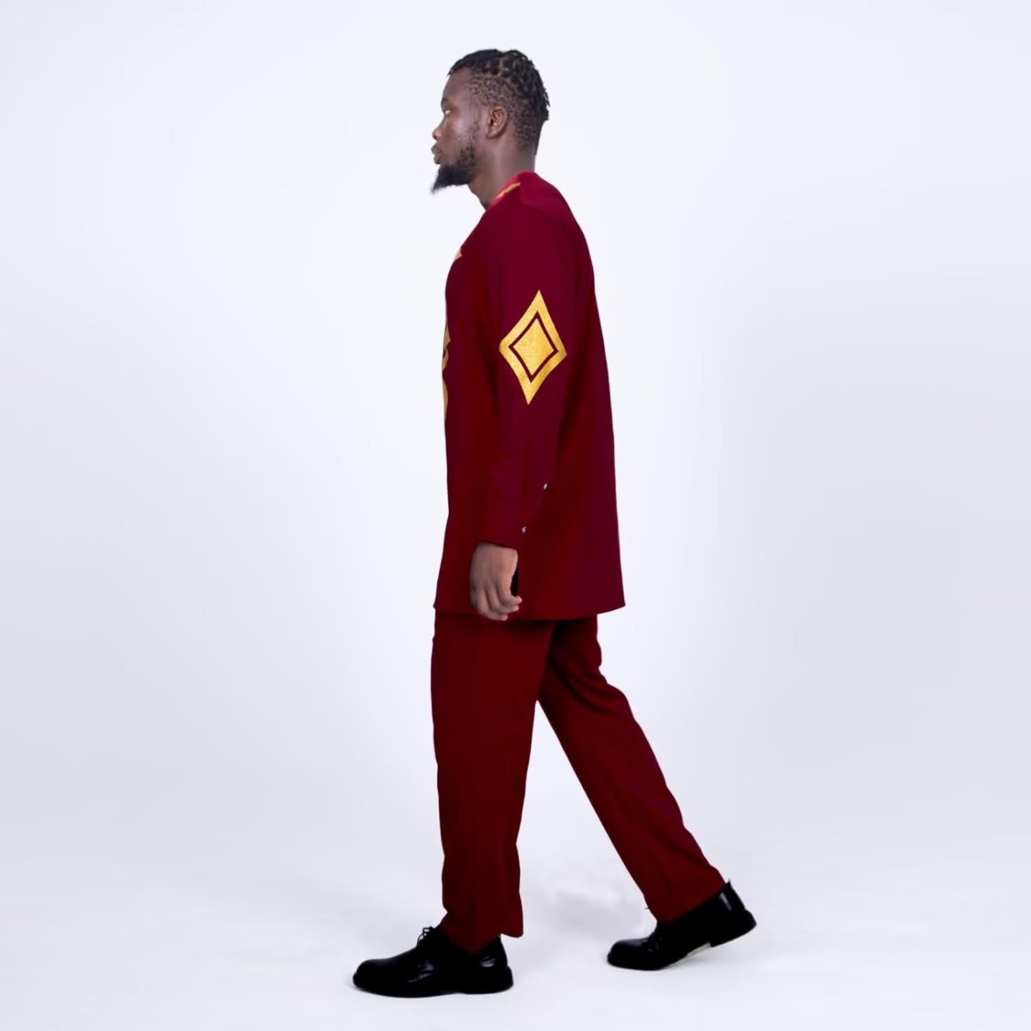 African Suits for Men Wedding Dashiki Outfits Formal Attire Long Sleeve African Mens Clothing 2 Piece Nigerian Clothes