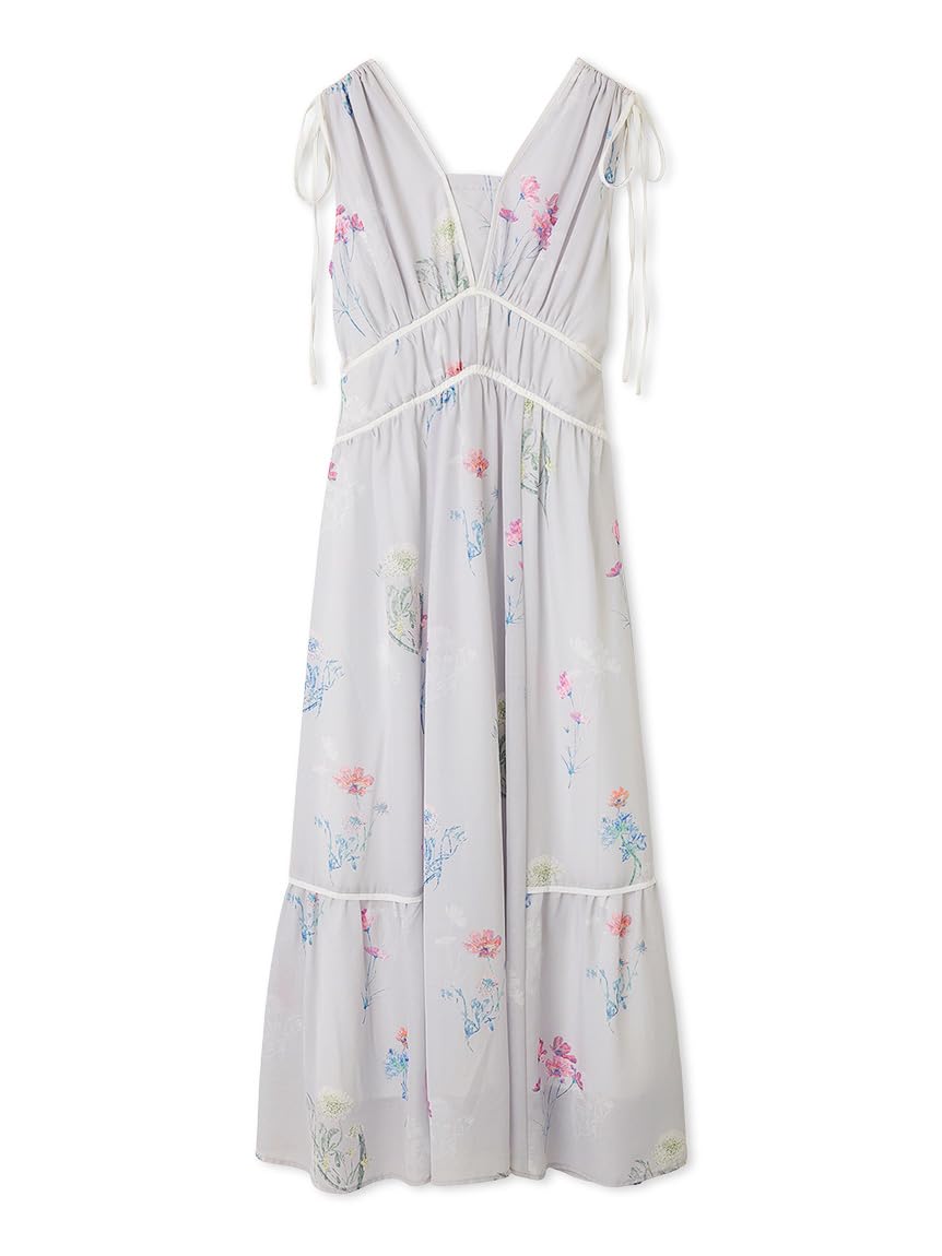 Amazon.co.jp: フラワードロストディティールワンピ SWFO254120GRY0