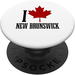 New Brunswick Canada Maple Leaf Canadian Flag Pride PopSockets Swappable PopGrip