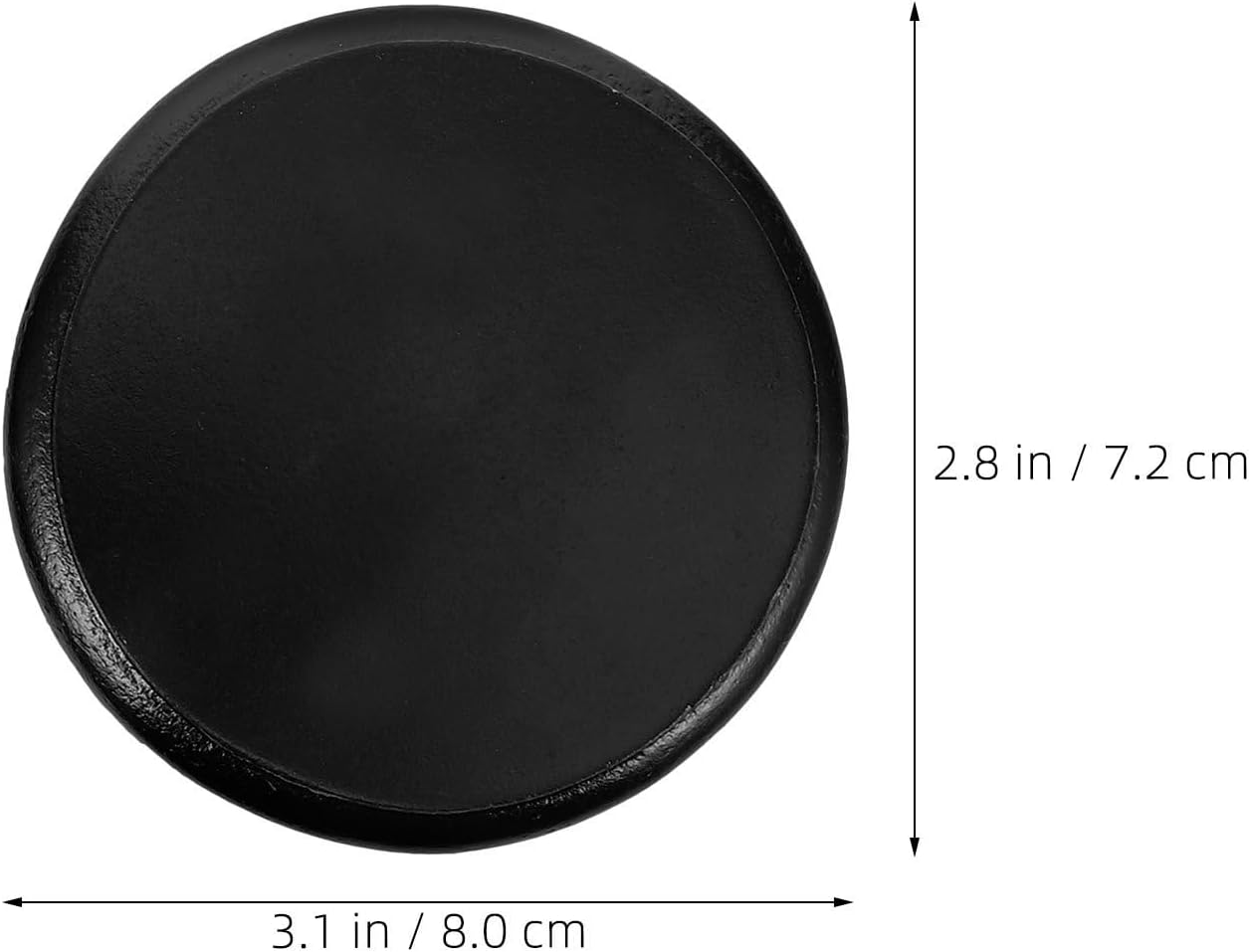 Wooden Display Stands for Action Figures, 10pcs Black image 2