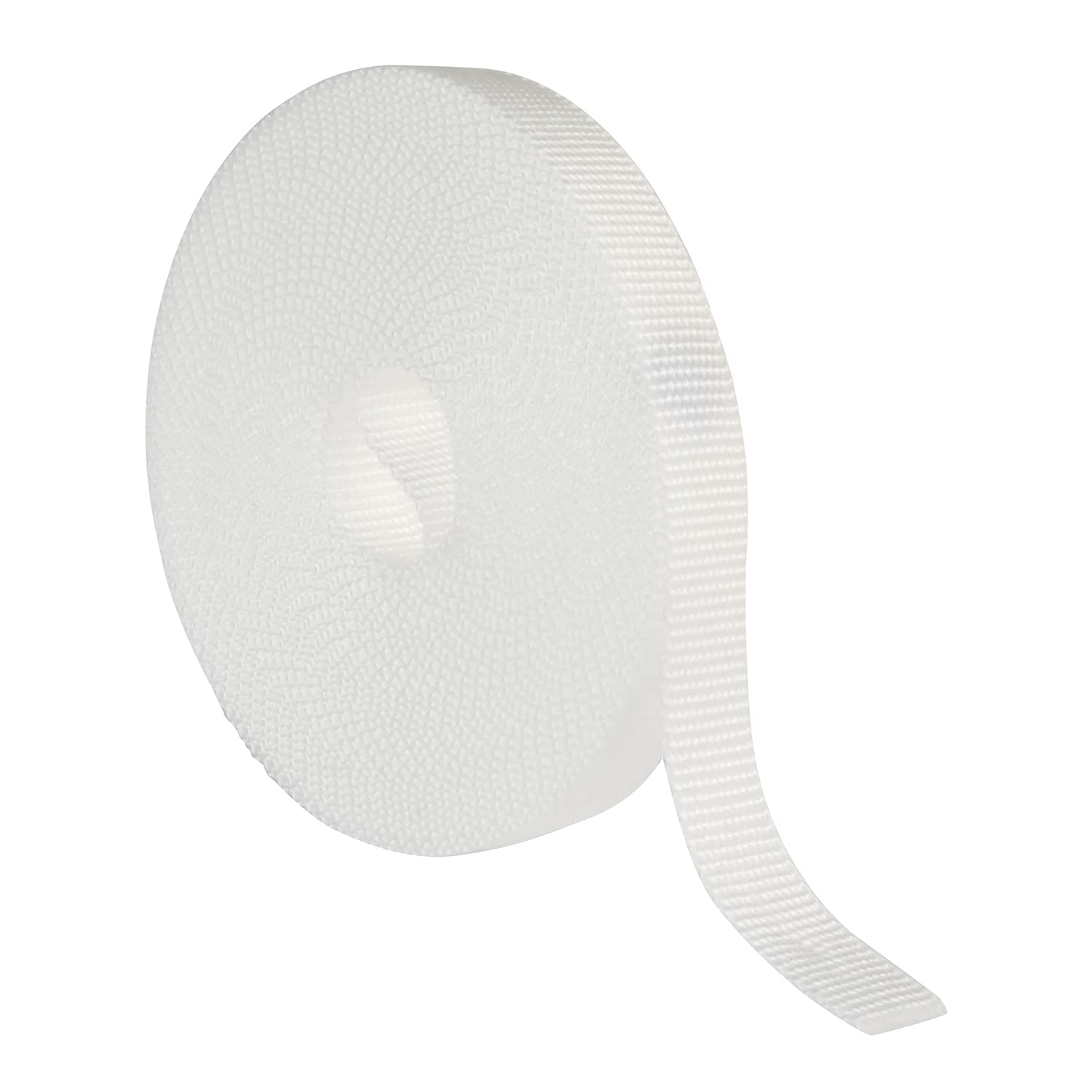 Amig - White Roller Blind Tape | Replacement Rope for Soft and Hard Touch Roller Blinds | UV Resistant and Abrasion Resistant | Dimensions: 14mm x 6m