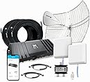 Cel-Fi GO X/G32 | Cell Phone Signal Booster | 2 Panel Antenna/Long Ranger Bundle Kit - All Accessories Included | Multi-Carrier Support with Carrier Switching | Up to 100 dB Multiuser Gain