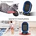 KLOUDIC Ceramic Space Heater, Portable Desk Heater Small Electric Heater, 2 Modes, 2s Heat-up, Tip-Over Overheat Auto Shut Off, Oscillating PTC Heater for Home, Office