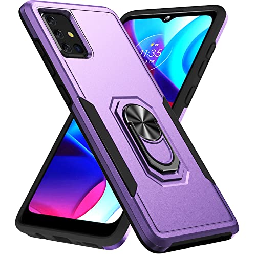 DAWEIXEAU Coque pour Galaxy A51,Galaxy A51(Pas pour A51 5G) Housse Armure Silicone Protection de Antichoc Anti-Rayures Coque Etui pour Samsung Galaxy A51(Violet) Cover