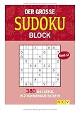 Der große Sudoku Block Band 12: 380 Sudoku-Rätsel für Erwachsene in 3 Schwierigkeitsstufen