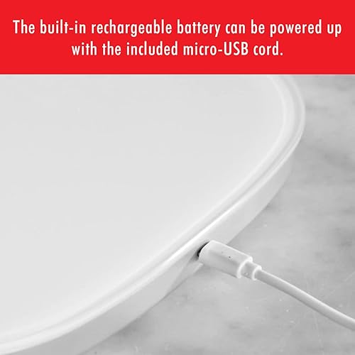 Miniatura 6 de ZWILLING Enfinigy - Báscula digital para cocina, peso máximo 22 libras, gramos y onzas, precisión de 0.00oz, color negro