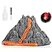 shouldbuy Erupting Volcano Model Toys Realistic Dinosaur (Volcano)