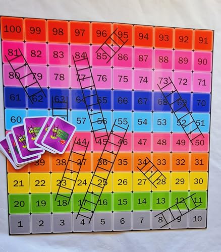 Scarramouche Invisible Snakes & Ladders Board Game, Fun Family & Kids Board Game for Ages 5+, Multi-coulured - Image 4