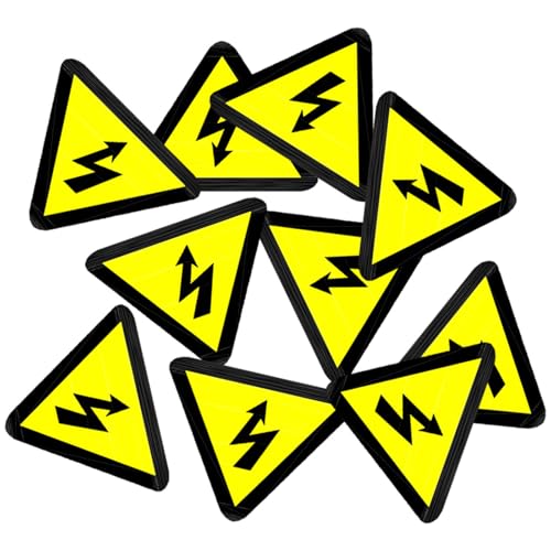 Autocollants de danger haute tension Homoyoyo pour sécuriser et baliser vos boîtiers électriques
