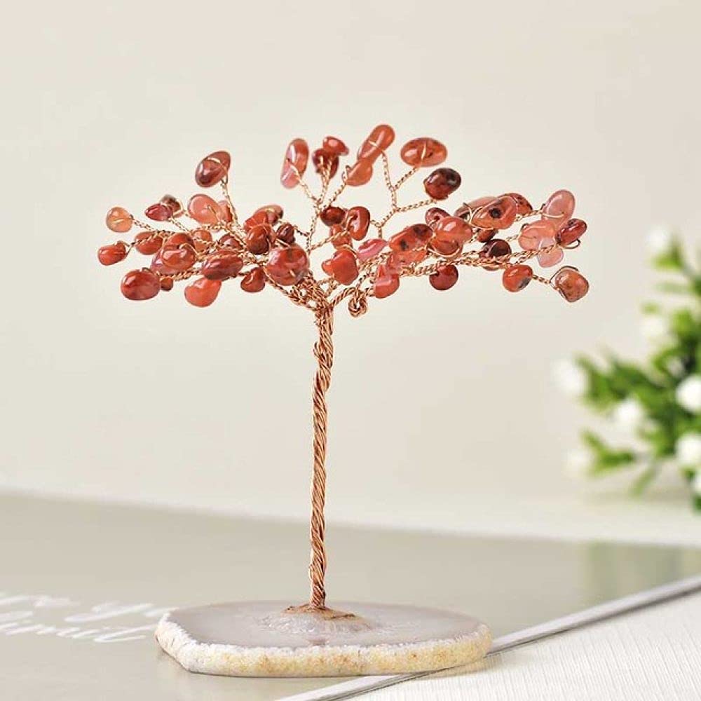 Arbre de Vie Pierre Énergie Décoration Maison Fengshui en Cristal