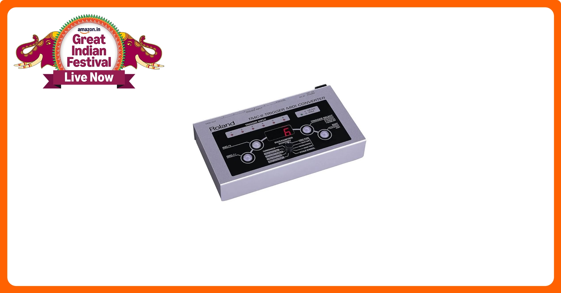 Roland TMC-6 MIDIトリガーコンバーター Roland TMC-6 Trigger MIDI Converter : Amazon.in: Musical