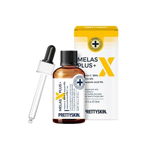 Ampolla MelasX Plus de vitamina C de pH bajo para rostro con vitamina C pura para cuidado de arrugas, pecas y manchas  Tipo de aceite no pegajoso de