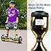 FLYING-ANT Hoverboard UL 2272 Certified 6.5” Two-Wheel Self Balancing Electric Scooter with LED Light Flash Lights Wheels BLUE (free carry bag)